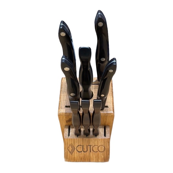 Cutco Kitchen Vintage Cutco 8 Piece Cutlery Black Handle Knife Fork